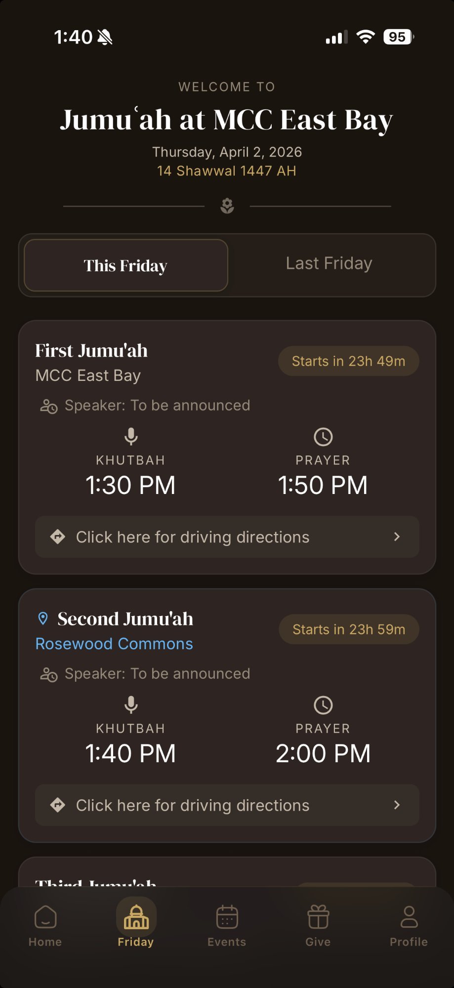 Jumu'ah This Friday